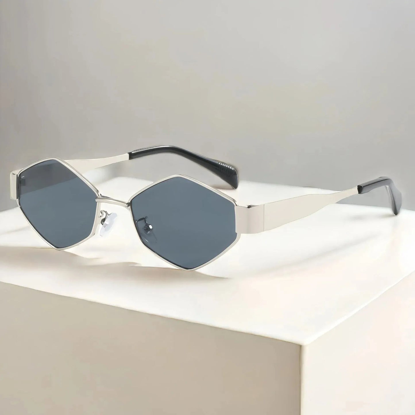 Trendy Hexagon Sunglasses